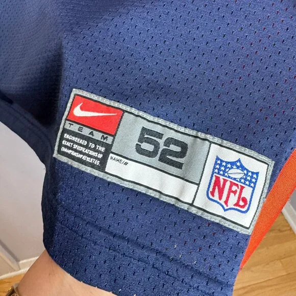 Nike NFL Pro Line Denver Broncos John Elway # 7 Pro Cut Authentic Jersey 52 - Picture 3 of 10